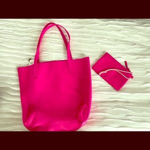 Fuschia tote from J.Crew